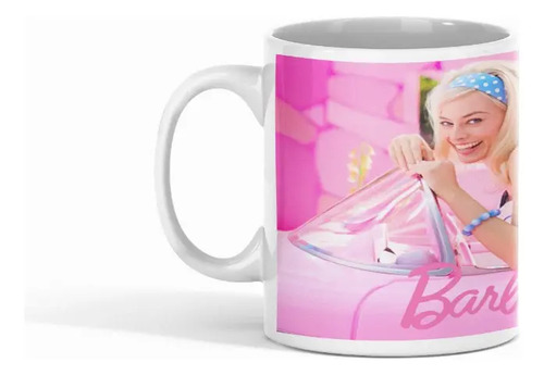 Taza Barbie - Moda Rosa Blanco
