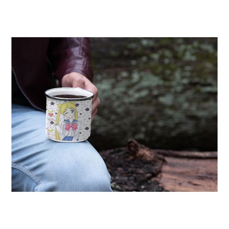 Taza Enlozada Sailor Moon - Luz Luna