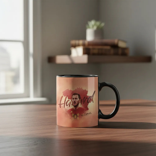 Taza Magica Eden Hazard Estrellas Del Futbol Negro Eden Hazard Belgica