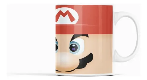 Taza Mario Bros - Para Fans Del Clásico Videojuego Blanco