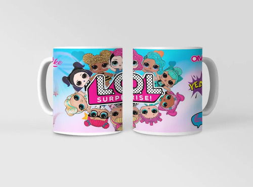 Taza Aventuras Encantadoras De Lol Surprise Blanco