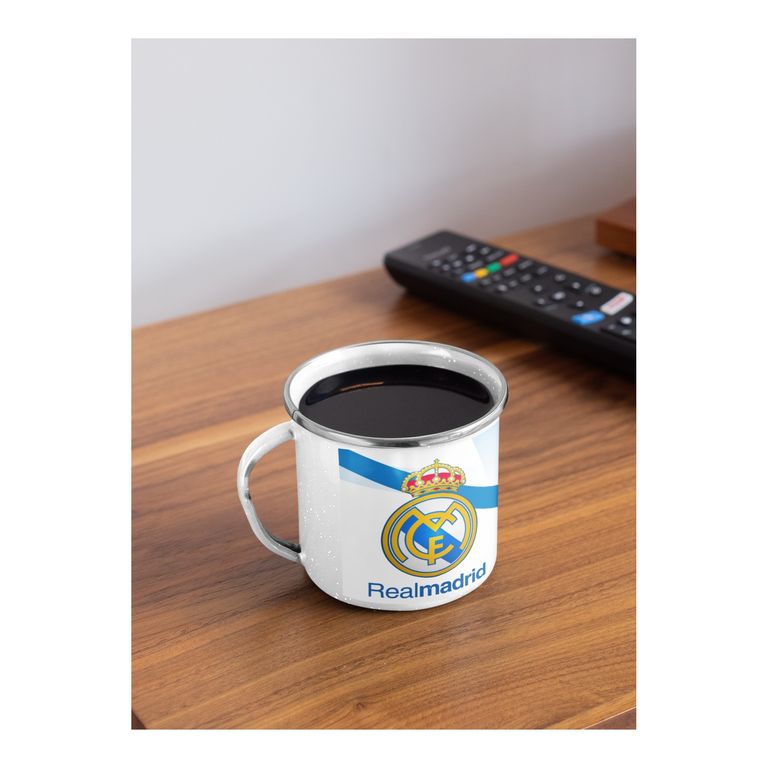 Taza Enlozada Real Madrid - Leyendas del Fútbol