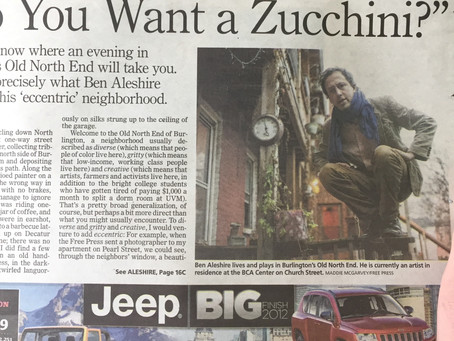 From the archives: Burlington Free Press cover story