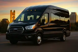 Luxury Limousine Van Exterior