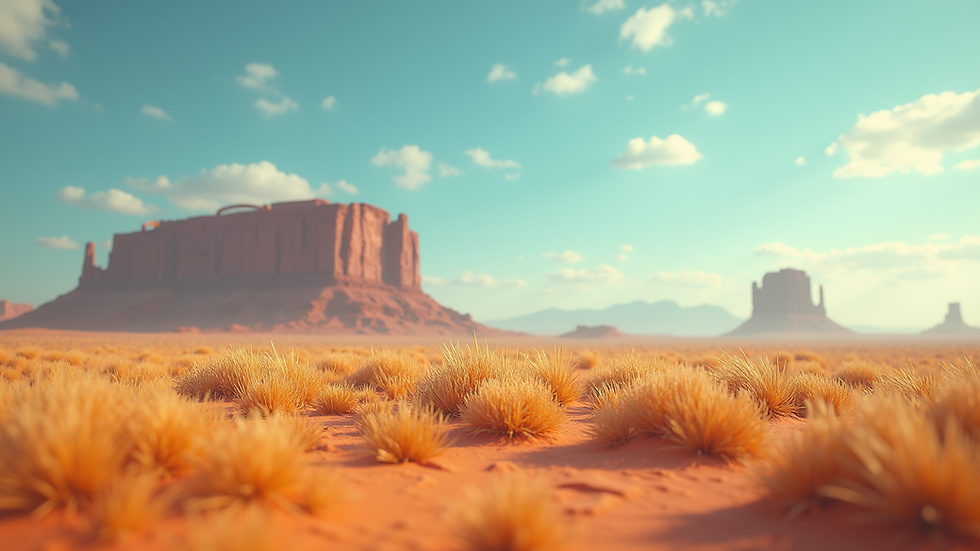 Close-up view of a digital landscape within Decentraland