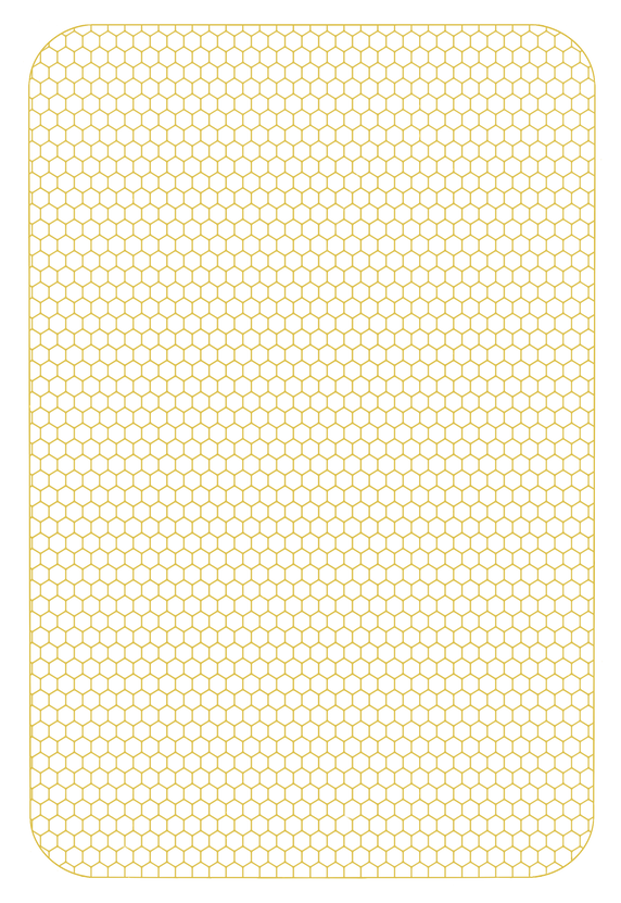 "Bee Kind" greeting card with golden bee and letter writng paper with honey comb background.