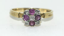 Gold Daisy Ring 
