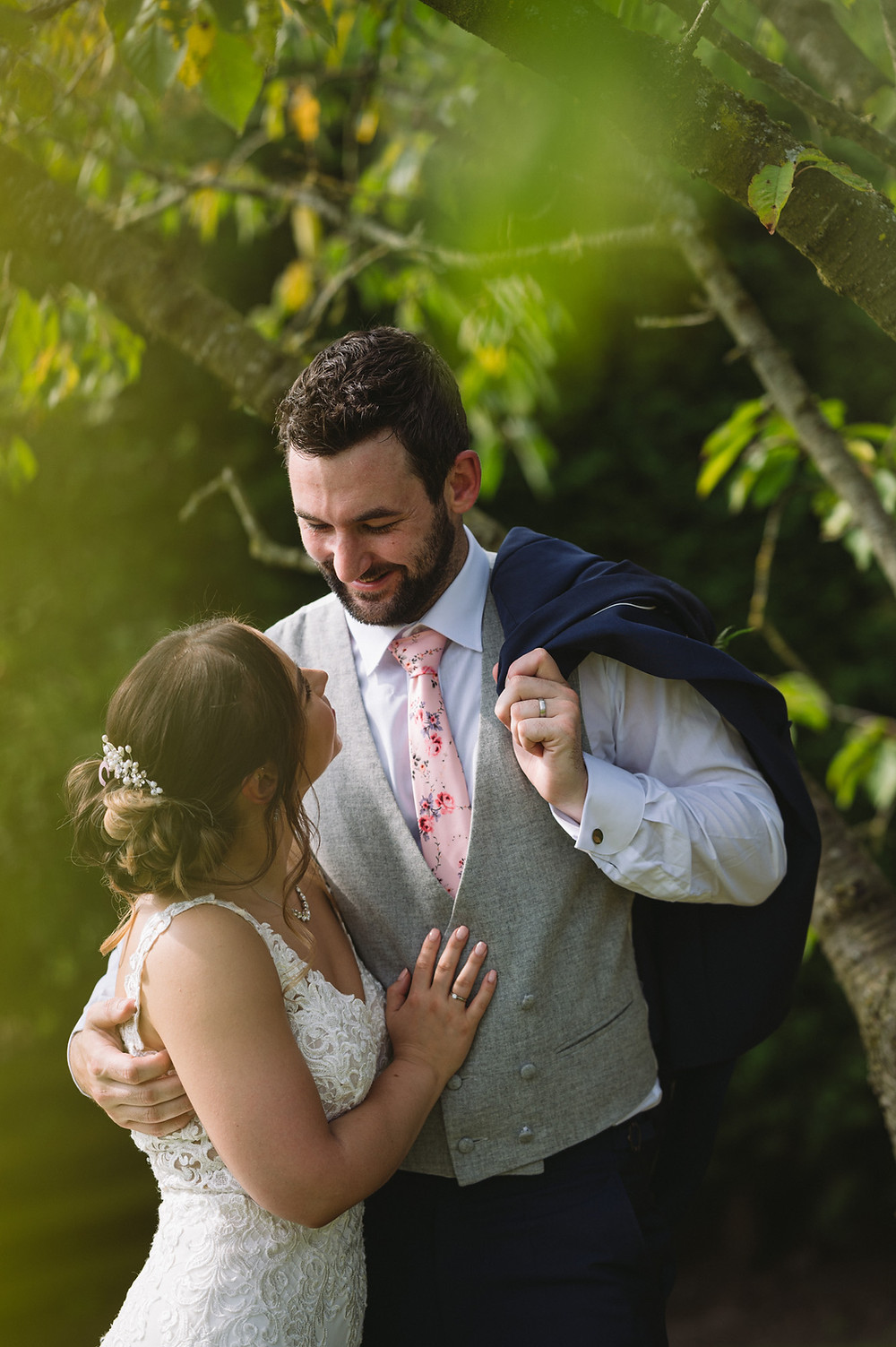 Sandhole Oak Barn wedding photography, Cheshire woodlands wedding photography