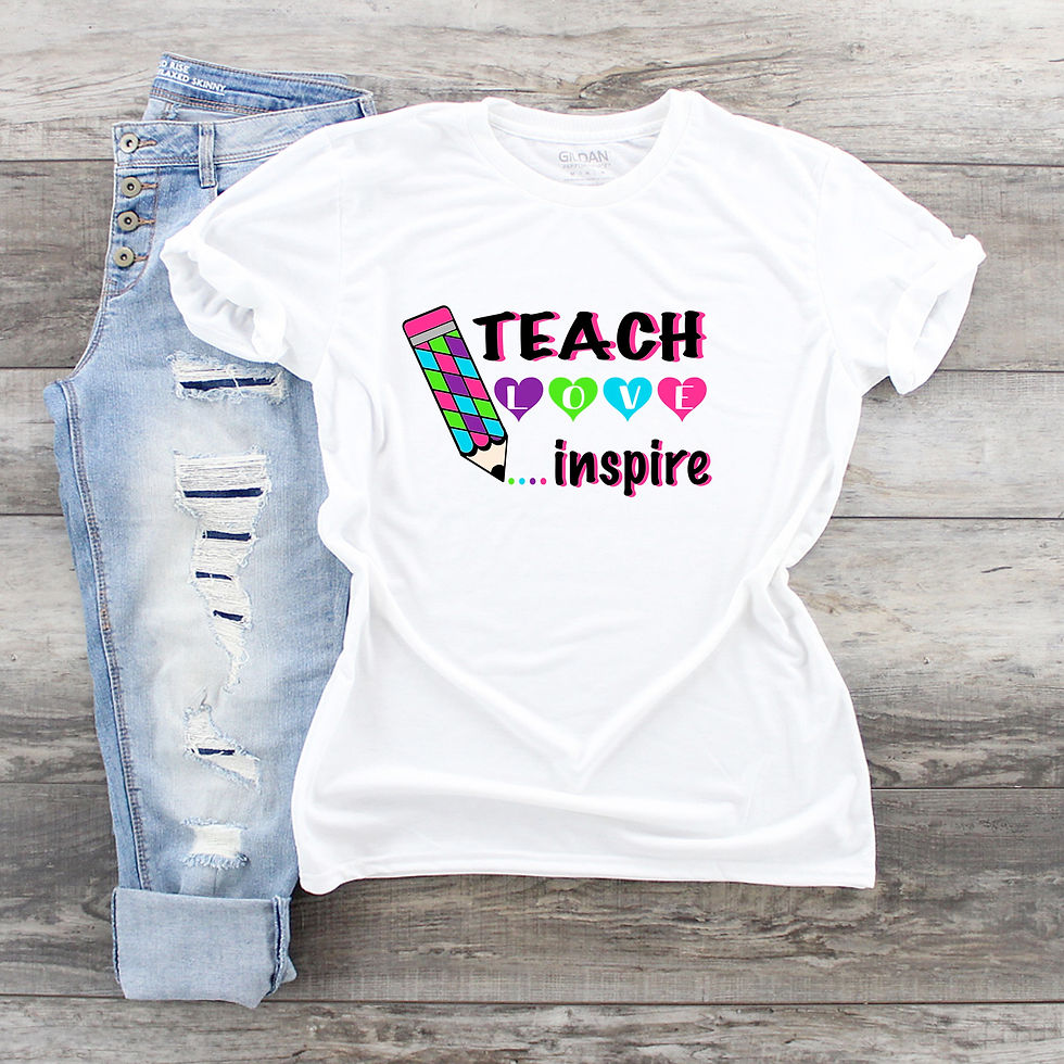 Thumbnail: Teach Love Inspire SVG PNG Studio.3 Cut File