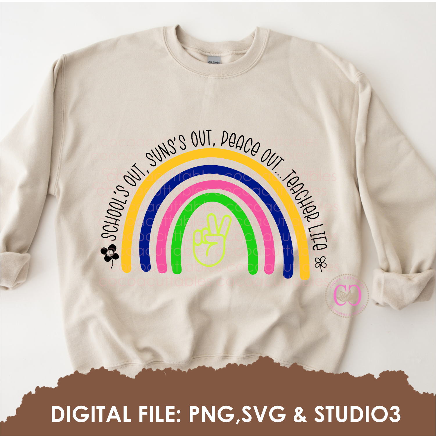 Schools Out, Suns Out PNG SVG Studio3