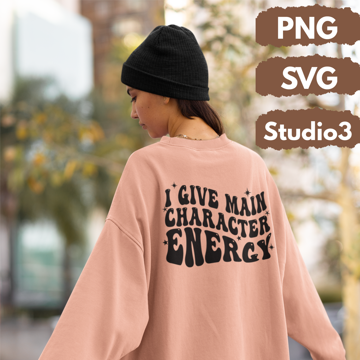 Main Character Energy PNG, SVG, Studio3 | Instant Download