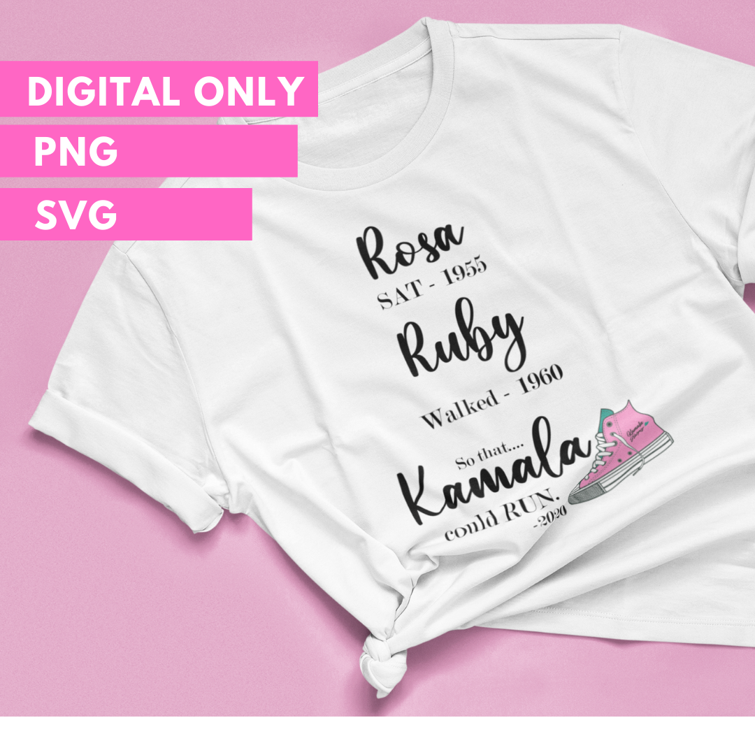 Rosa Ruby Kamala Digital | PNG File | SVG Instant Download