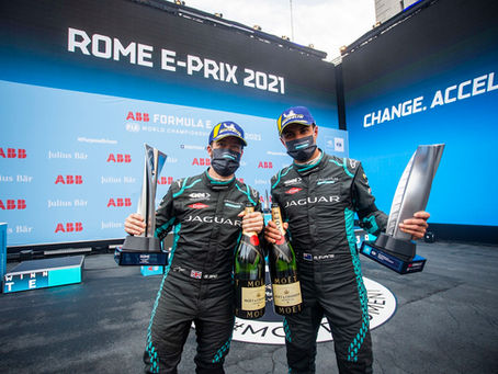 JAGUAR SECURES FIRST FORMULA E DOUBLE PODIUM IN ROME