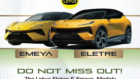 Lotus Cars KSA to Present Emeya and Eletre at EV & Mobility Show Saudi Arabia 2025