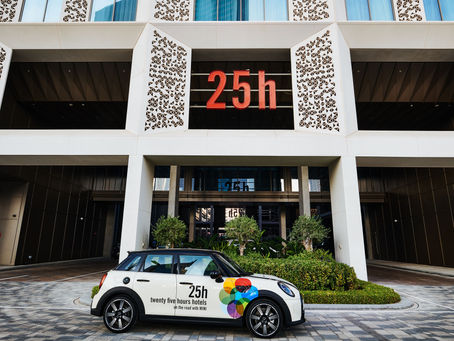 25hours Hotel One Central teams up with MINI to offer guests complimentary drives during their stay