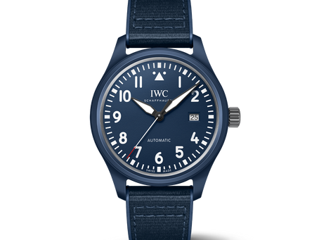 IWC SCHAFFHAUSEN PRESENTSTHE FIRST LAUREUS SPECIAL EDITIONIN BLUE CERAMIC