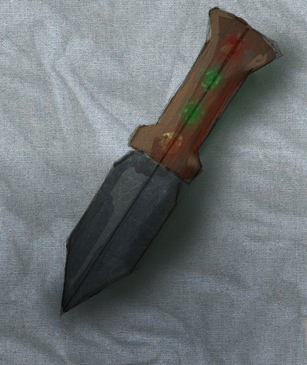 The misterious dagger