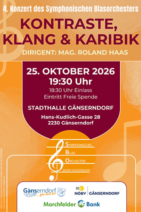 SBO - Konzertplakat 2026