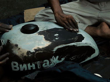 Custom made interceptor 650 tank