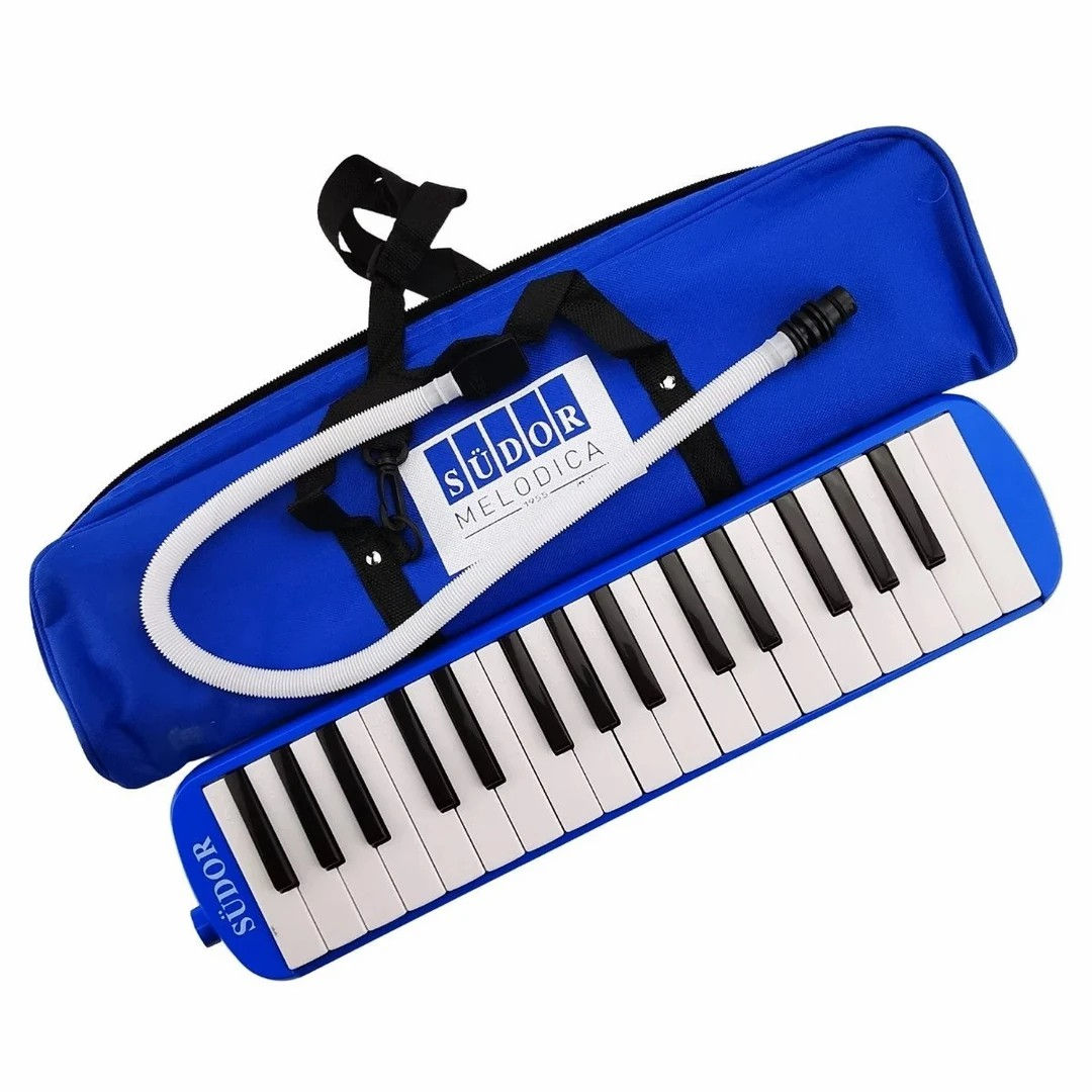 SÜDOR 32 Tuşlu Özel Çantalı Melodika - Mavi