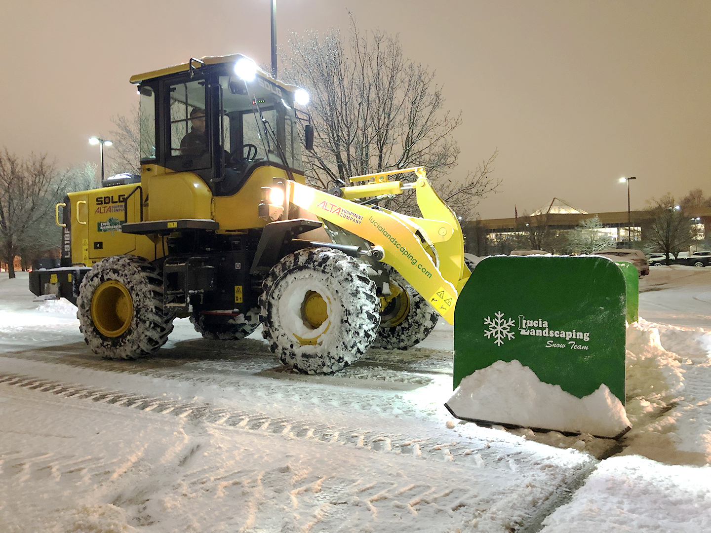 Commercial Snow Plowing & Ice Management Lucia Landscaping