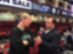 Interviewing Naismith Memorial Basketball Hall of Famer and former New York Liberty head coach Kati