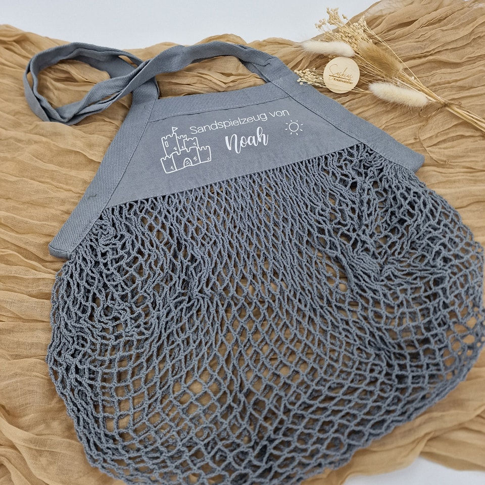 Miniaturbild: Netzbeutel für Sandspielzeug / Badesachen