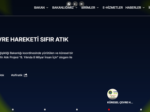 T.C. Çevre, Şehircilik ve İklim Değişikliği Bakanlığı İnternet Sitesi Güncellendi...!