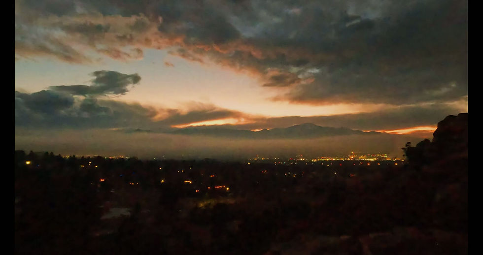 Last Sunset of 2024 over Pikes Peak, Colorado_ Nature Therapy Video.mp4