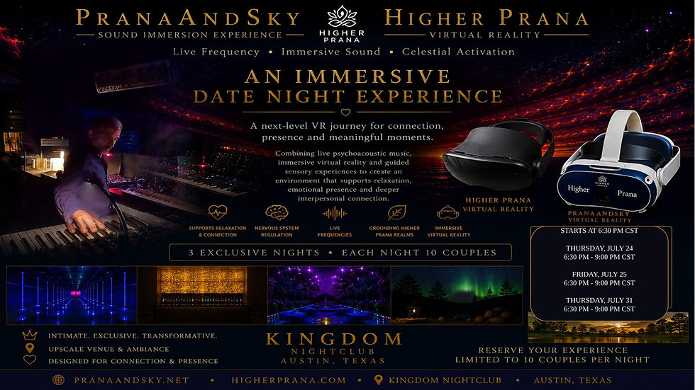 An Immersive Date Night Experience: July 24th