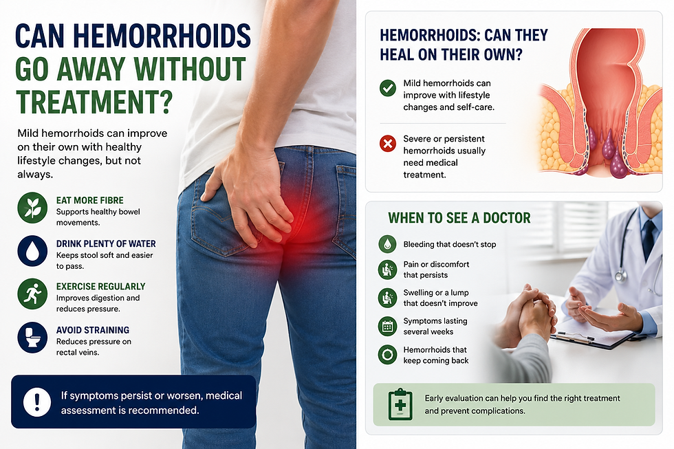 Can Hemorrhoids Go Away Without Treatment?
