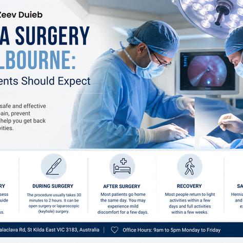 Hernia Surgery in Melbourne: What Patients Should Expect