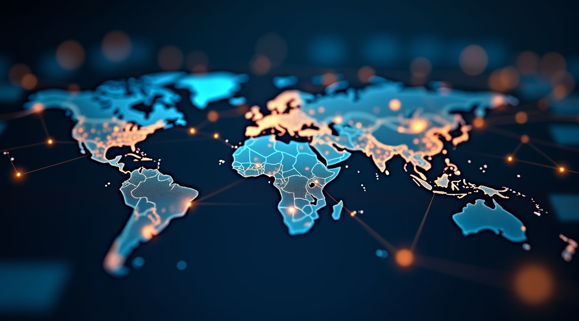 Global market expansion and international business network