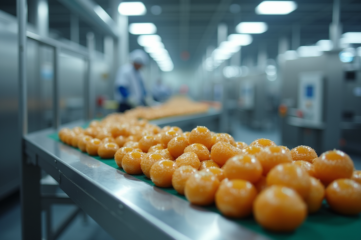 Modern food and beverage manufacturing facility