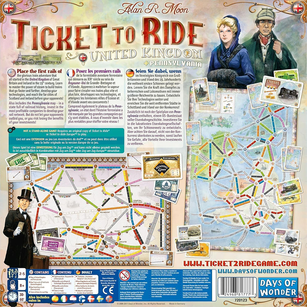 Thumbnail: Ticket to Ride - United Kingdom Expansion