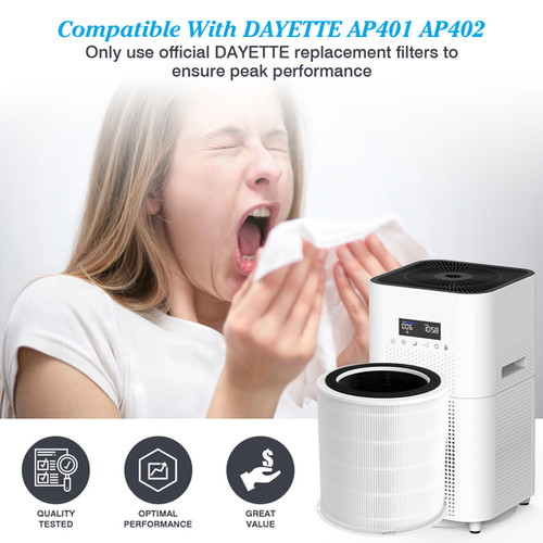 Dayette AP401 AP402 H14 Original Replacement Air Filter | DAYETTE.COM