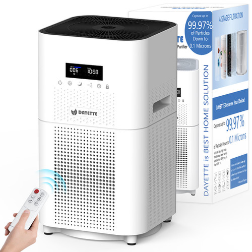 DAYETTE HEPA 空気清浄機 AP401 AP401 True HEPA Air Purifier for Large Room up to 3000 sqft