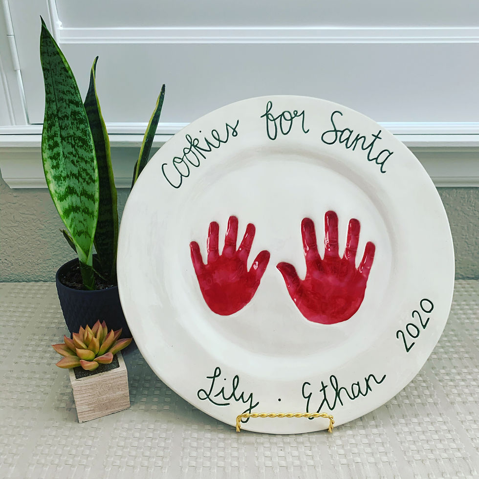 Thumbnail: Santa Cookie plate
