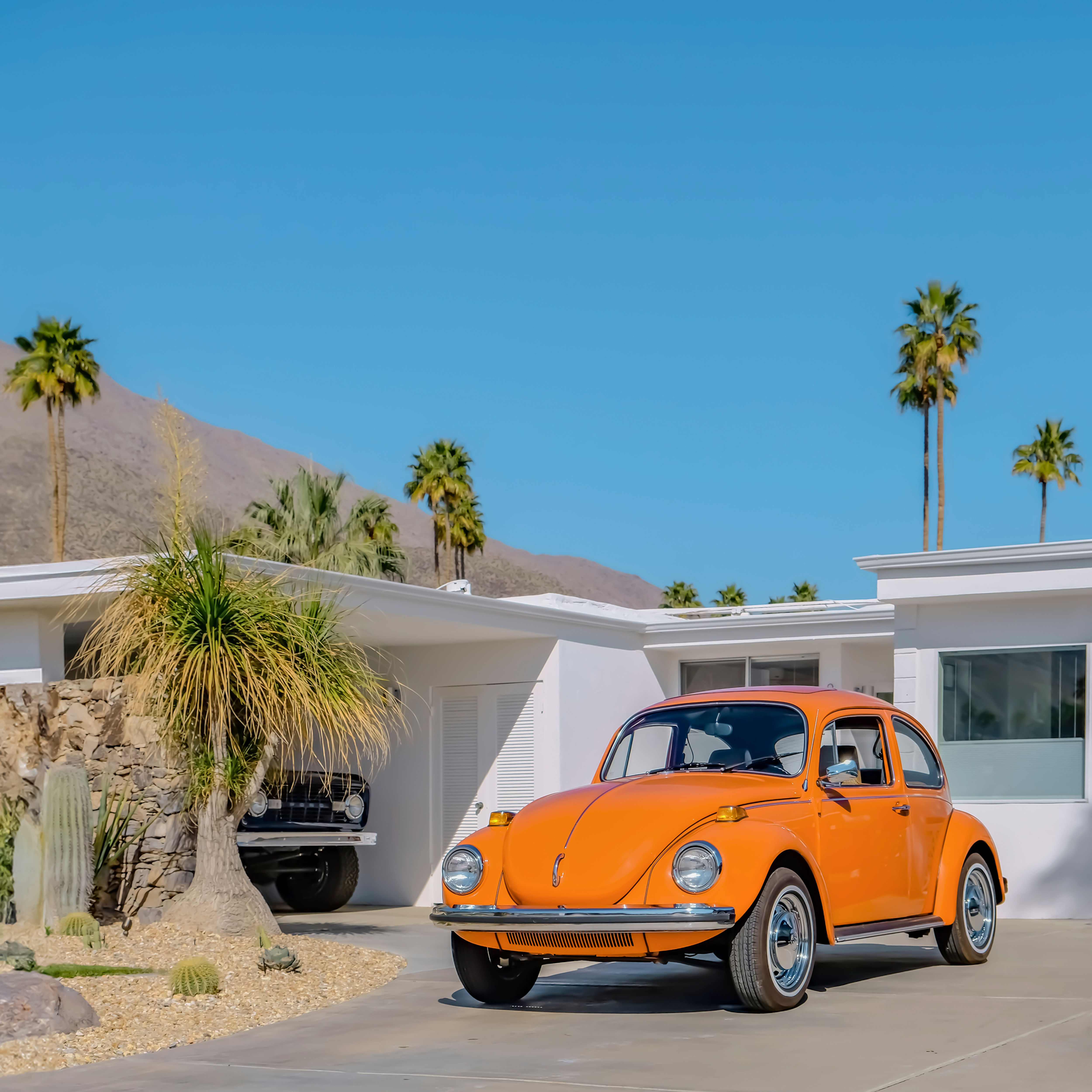Orange VW Bug