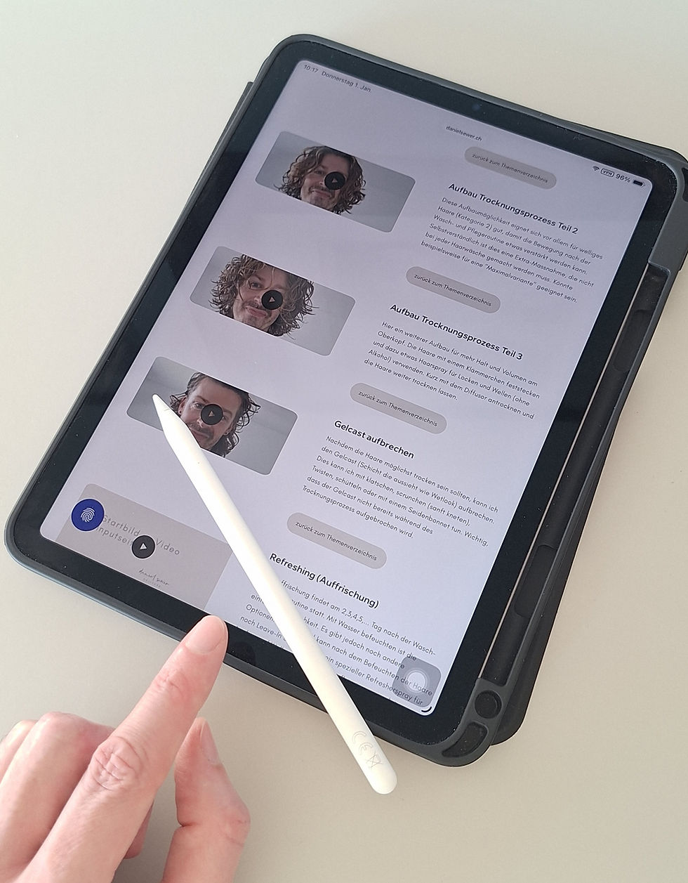 Lernplattform Locken und Wellen