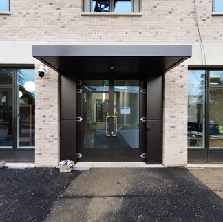 Architectural, Screening, Facades, Cladding, Metal, Aluminium,Cladding, Profile panels, PPC Bronze, solar shading, brise soleil, Canopy