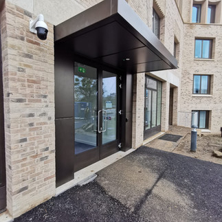 Architectural, Screening, Facades, Cladding, Metal, Aluminium,Cladding, Profile panels, PPC Bronze, solar shading, brise soleil, Canopy