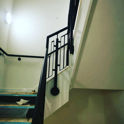 balustrade, handrail, staircase, grating, canopy, ppc, steel,
