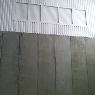 weather louvres, aluminium, ppc, powder coated, stainless steel duct, anti back draught damper