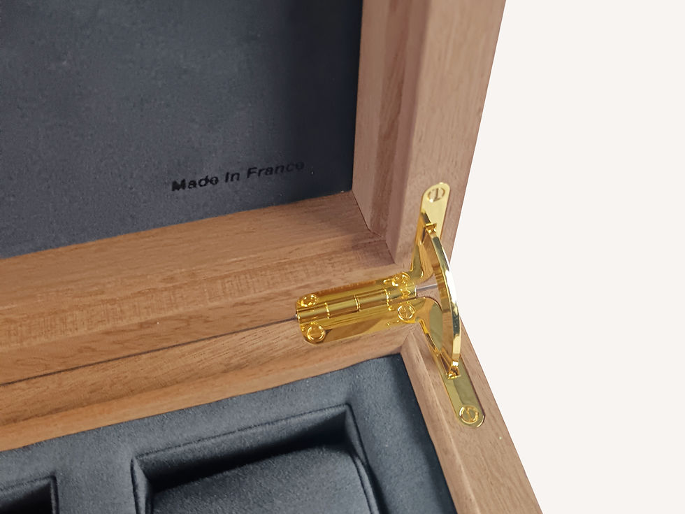 Miniature : Origin Couleur - Erable Moucheté Bleu - Coffret 6 Montres