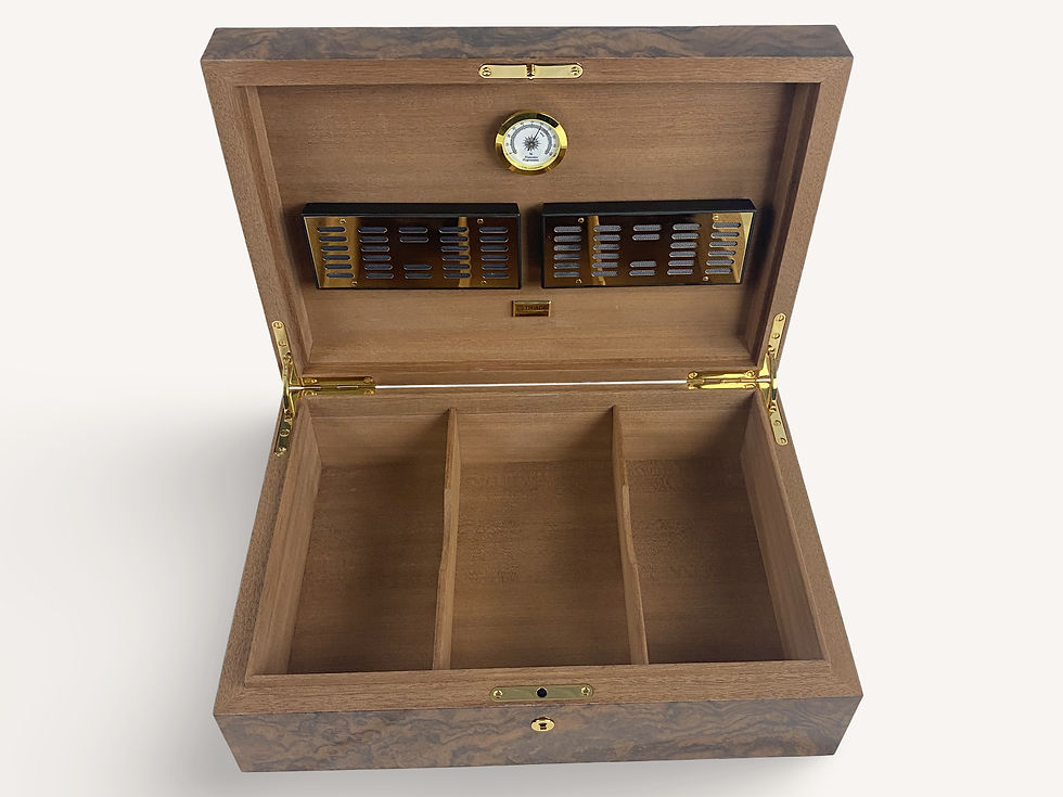 Thumbnail: Origin Medallion - Walnut Burl - Cigar Humidor - 150 Cigars