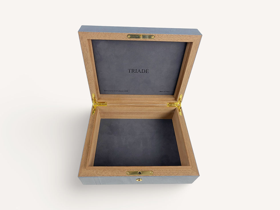 Thumbnail: Origin Colorful - Blue Bird’s Eye Maple - Storage Box Without Divider