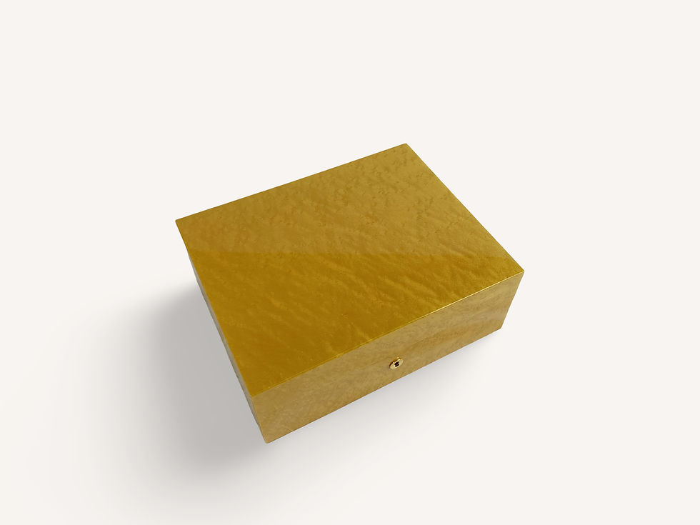 Origin Couleur - Erable Moucheté Jaune - Vide-Poche Sans Séparation