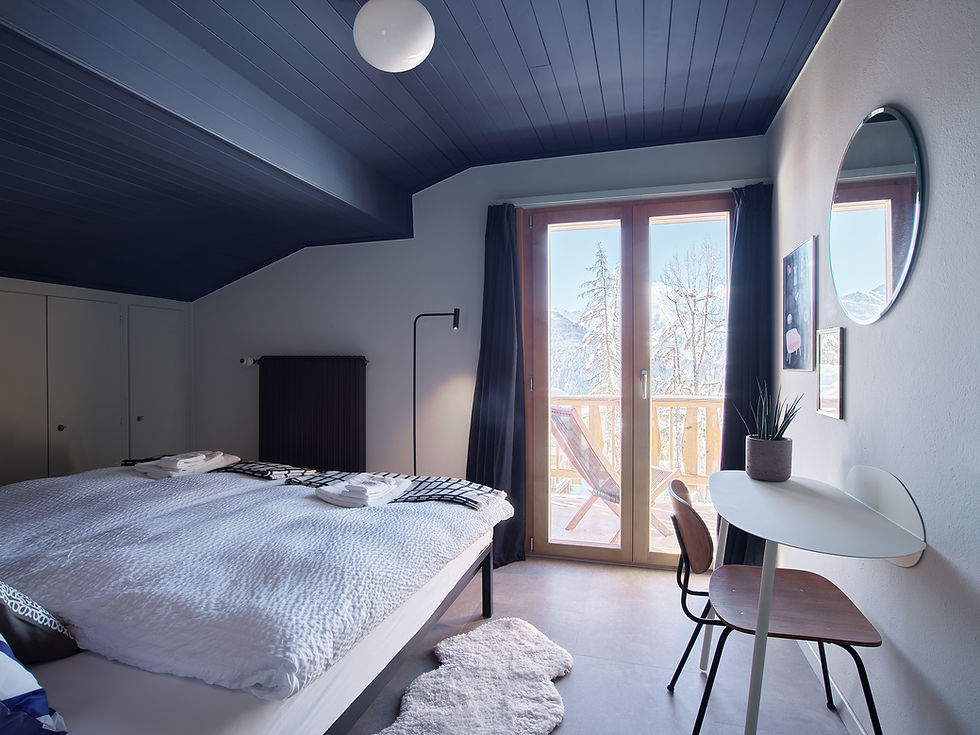 chalet aida 5 - blue bedroom