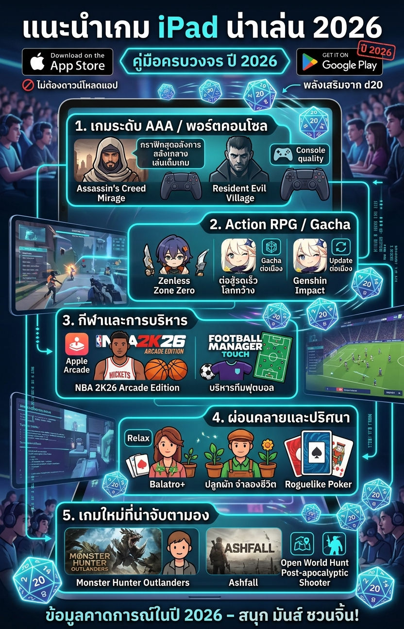 เกม ipad น่าเล่น 2026